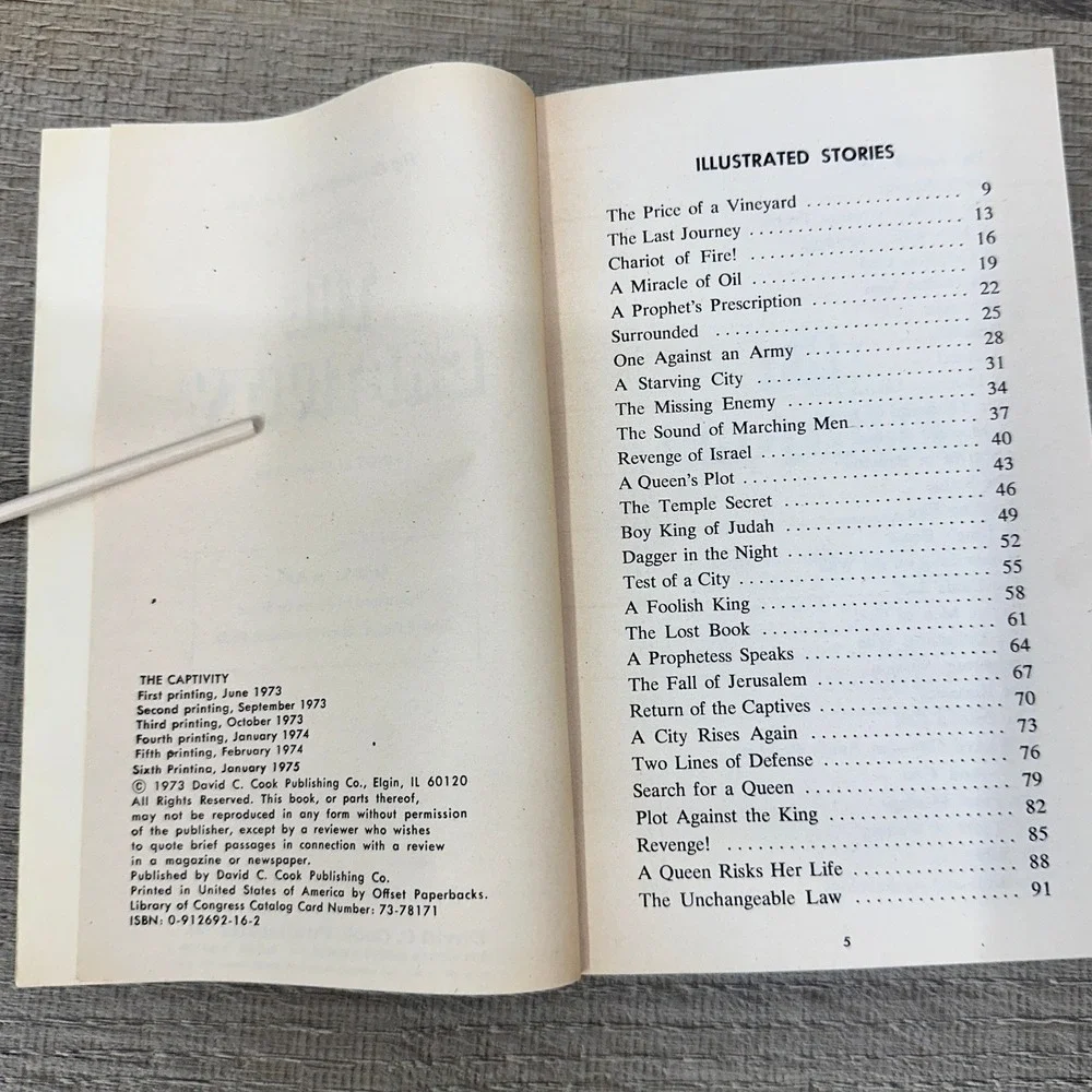 David C. Cook Publishing Co. vintage 1973
